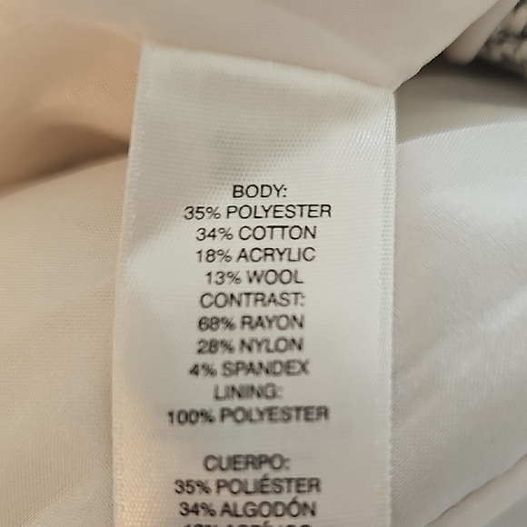 White House Black Market Ice Princess Topper in Grey - Picture 6 of 7